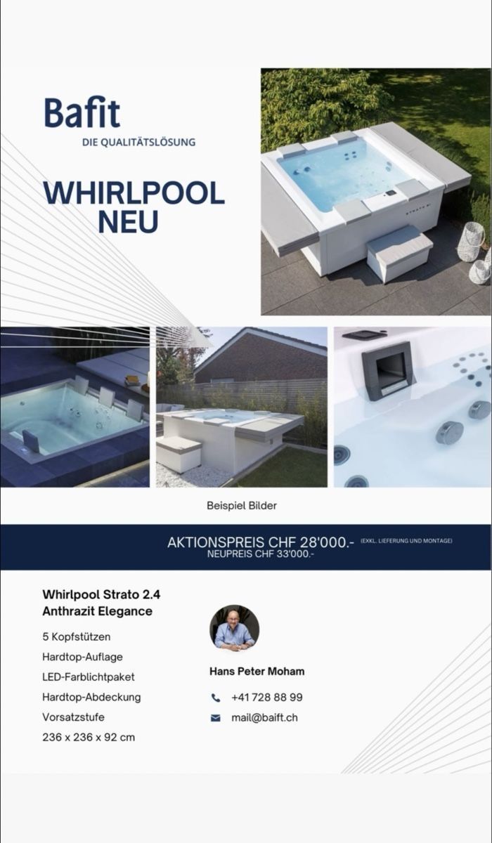 Whirlpool: Neuer  Whirlpool Strato 2.4 - Anthrazit Eleganz – Nuovo e nell'imballaggio originale da Baar venduto da Bafit_AG