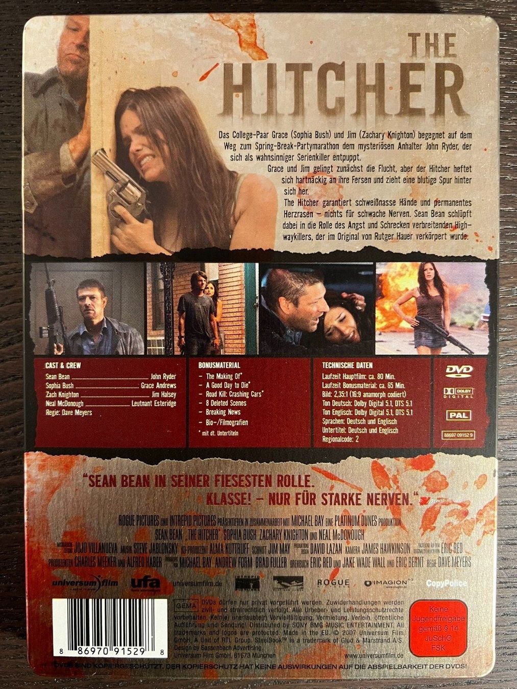 Tutti i DVDs: The Hitcher Steelbook – Usato da Zürich venduto da FilmFreunde 1