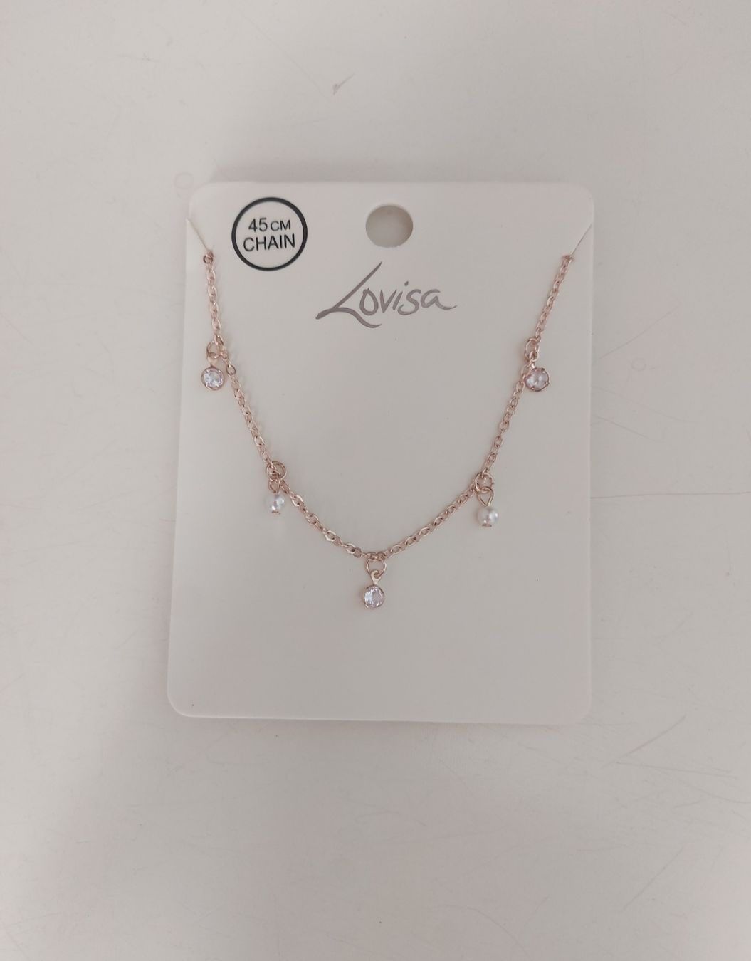 Ketten: Collier Lovisa perles et zircones – Neu und originalverpackt aus Le Mont-Pèlerin von jux_x96b