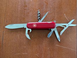 vintage Wenger Delemont Sackmesser Schweizerkreuz 1970er Top