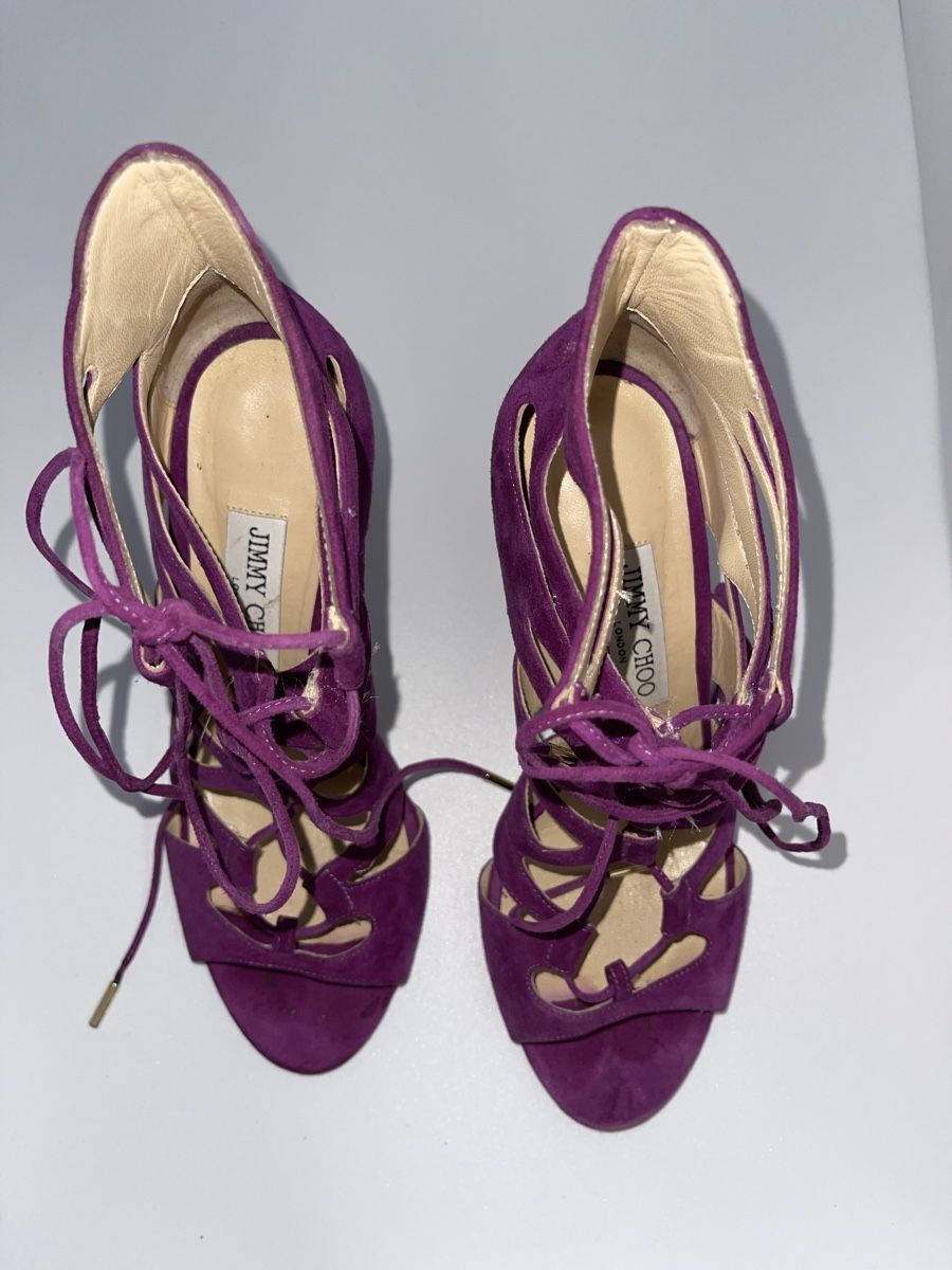Jimmy Choo Damenschuhe: Jimmy Choo purple high heels size 40 – Gebraucht aus Lugano von cri_djb 7