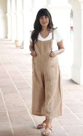 Linnen overalls pregnancy s 