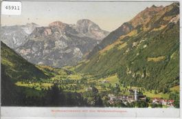 Wolfenschiessen mit den Wildgeissbergen - Litho