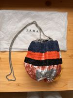 Zara Pailletten Party Clutch Bag