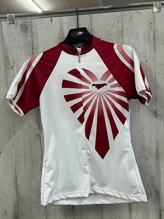 Descente VITAL Kurzarm-Radtrikot Damen  Weiß/Bordeaux  M
