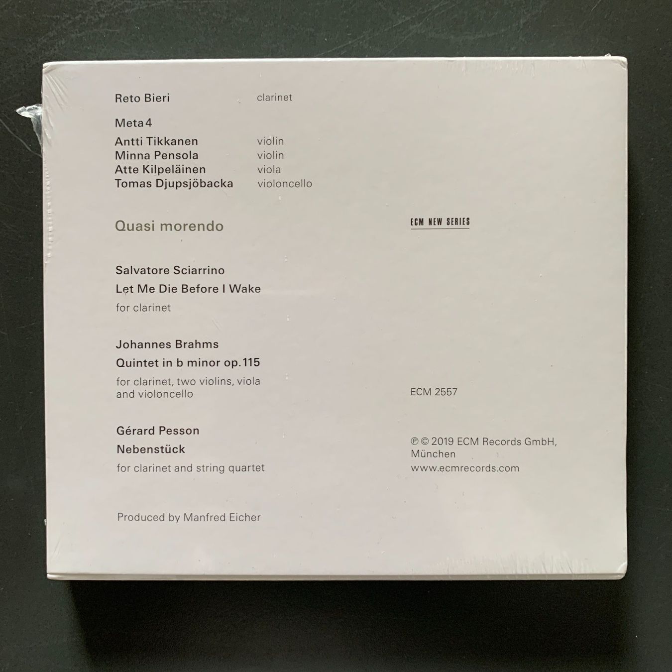 CD: Reto Bieri and Meta4: Quasi Morendo – Nuovo e nell'imballaggio originale da Stans venduto da Abukadnezar 1