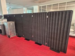 Lärmschutzwand (6teilig) für das Büro