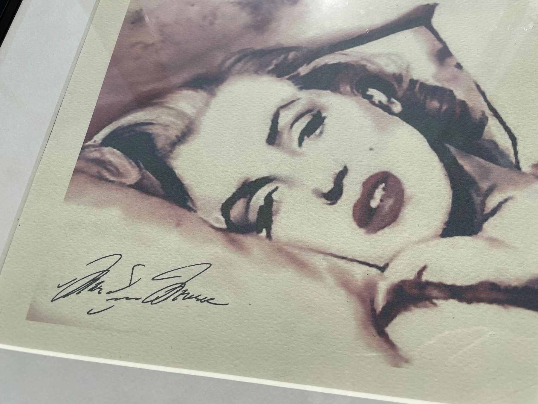 Insegne: Lot Marilyn Monroe: gerahmtes Bild und Blechschild / Nummer – Usato da Effretikon venduto da Bianchina2 6