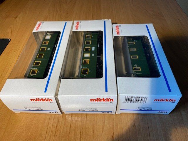 Märklin Trains électriques: Märklin 4301-4303 - 2X Abteilwagen + 1x Postwagen Bayern – Neuf avec emballage d'origine à Adelboden par diana_ch 6