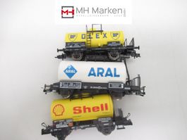 2x Fleischmann + Trix Kesselwagenset Deutsche Bahn OVP DC H0