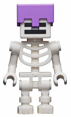 Lego Kit di costruzioni: LEGO Minecraft min065 Skeleton, Minecraft - Medium Lavender – Nuovo (secondo la descrizione) da Basadingen venduto da tot_59zf