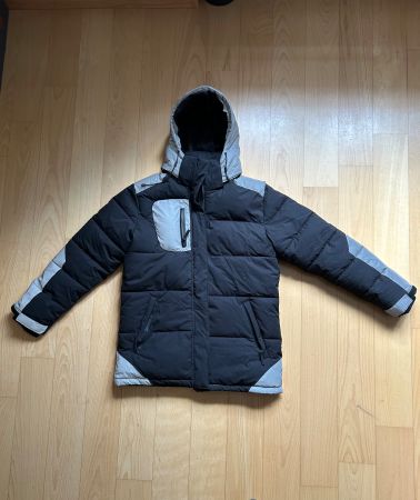 Kuschlige Winterjacke, Gr. 40/L mit Reflektoren