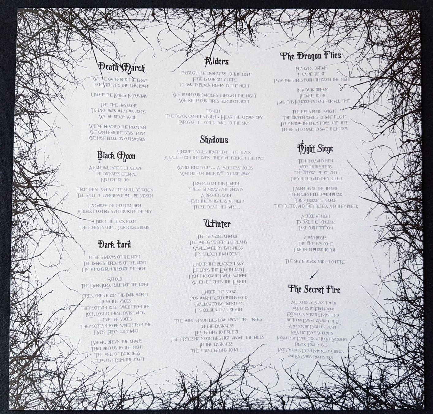 Dischi in vinile: Black Tower - The Secret Fire - LP  2015 - US First Press – Nuovo (secondo la descrizione) da Uster venduto da Zardodel 6