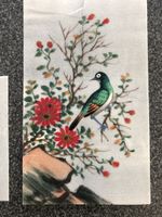 7 Kleinkunstwerke - alles HANDGEMALT um 1900