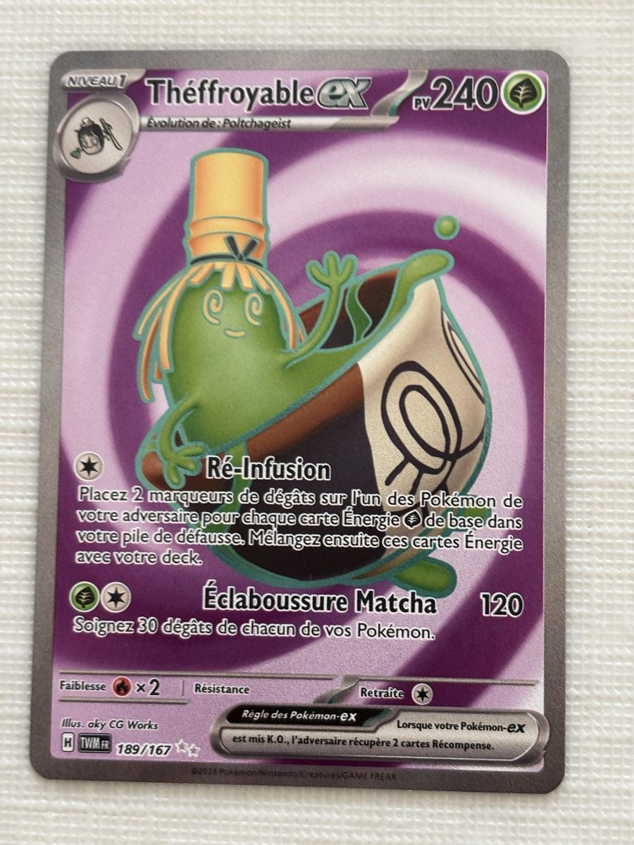 Pokémon Carte collezionabili: Carte Pokémon THEFFROYABLE twm 189 fr – Nuovo (secondo la descrizione) da lausanne venduto da helderj