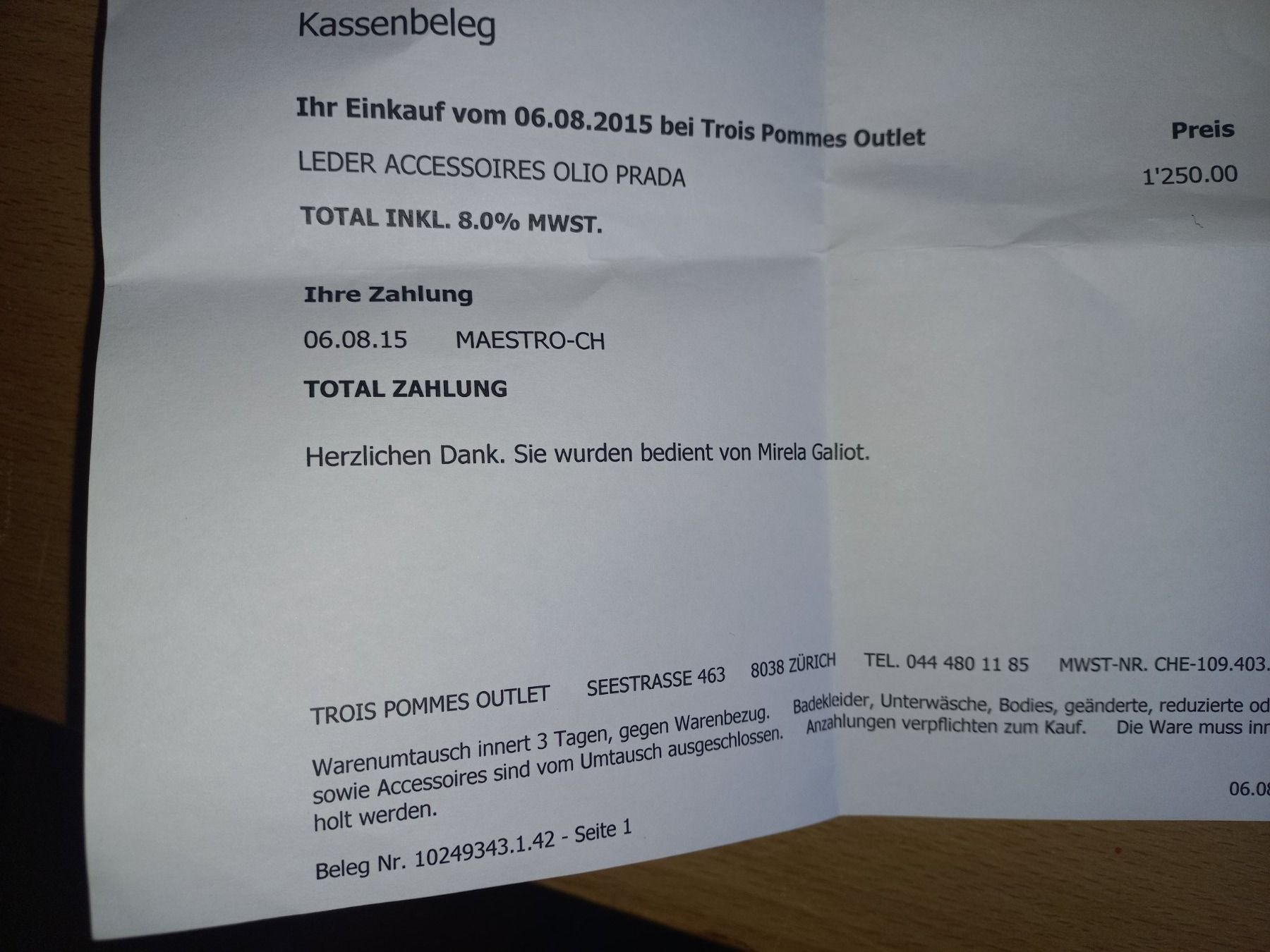 Prada Portafogli: Prada Kroko Portemonnaie – Nuovo (secondo la descrizione) da St. Gallen venduto da DiesundDas. 2