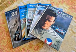 Michel Vaillant comics x 4 and Le Mans comics in French