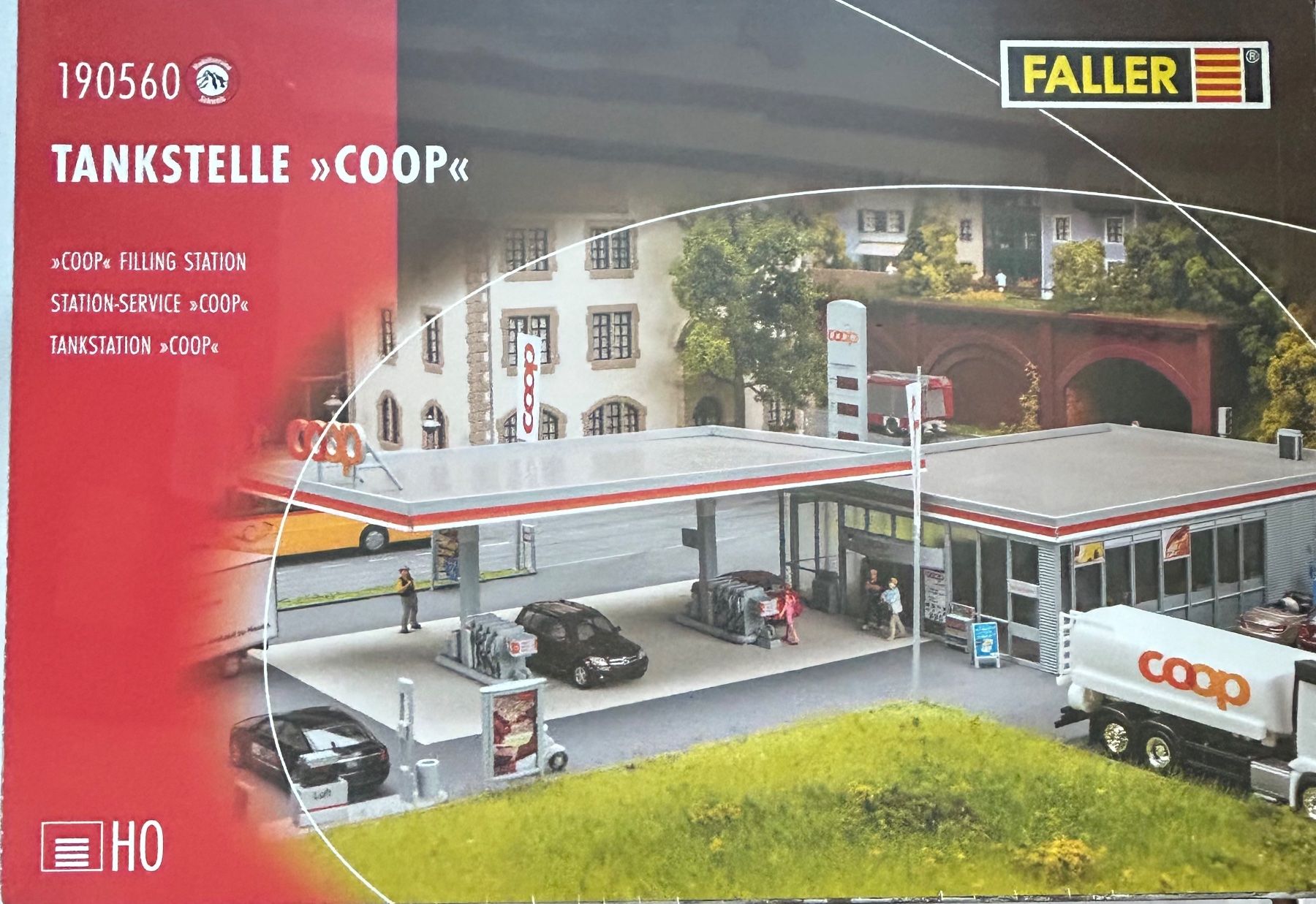 Faller Modelleisenbahnen: H0 Faller Coop Pronto Tankstelle – Neu (gemäss Beschreibung) aus Belp von AEMA-Modellbau