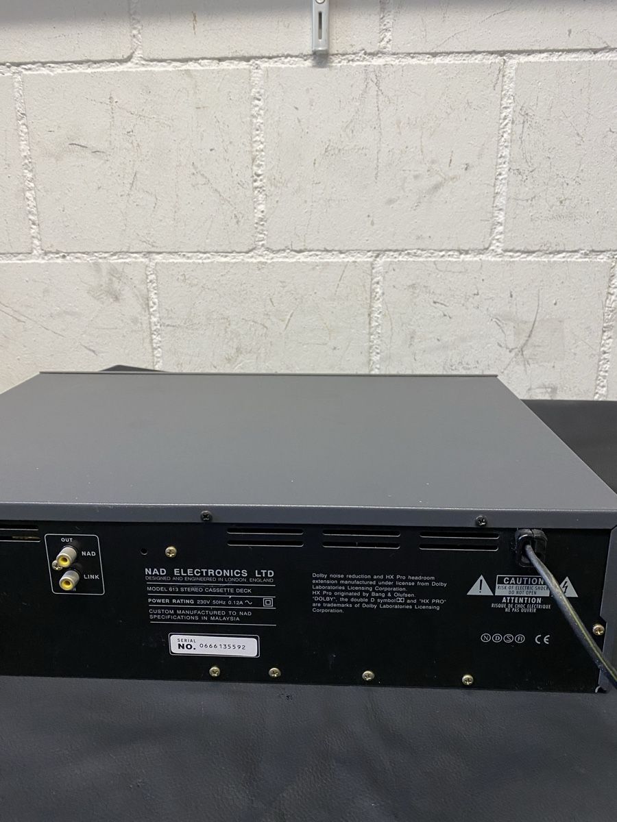 Musicassette: NAD Stereo Cassette Deck 613 – Usato da Luzern venduto da Harikan 3