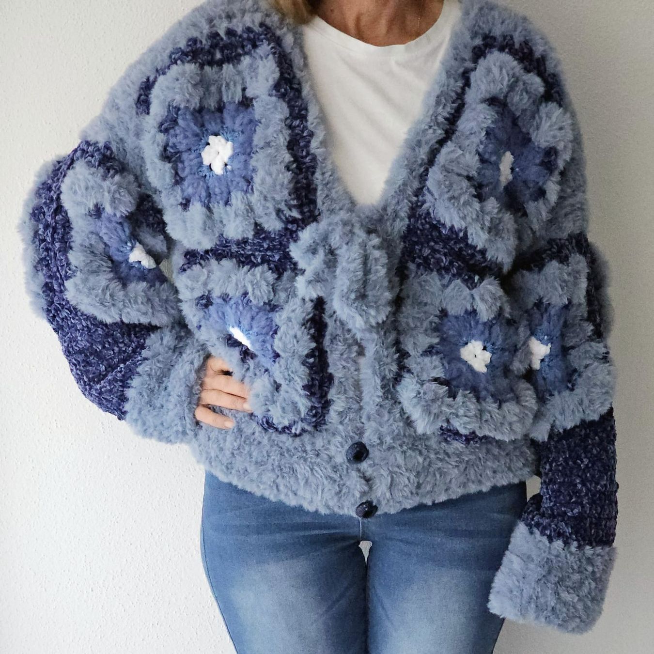 Giacche: CARDIGAN HANDMADE OVERSIZE EN FOURRURE – Nuovo e nell'imballaggio originale da Camorino venduto da JPHANDMADE1 2