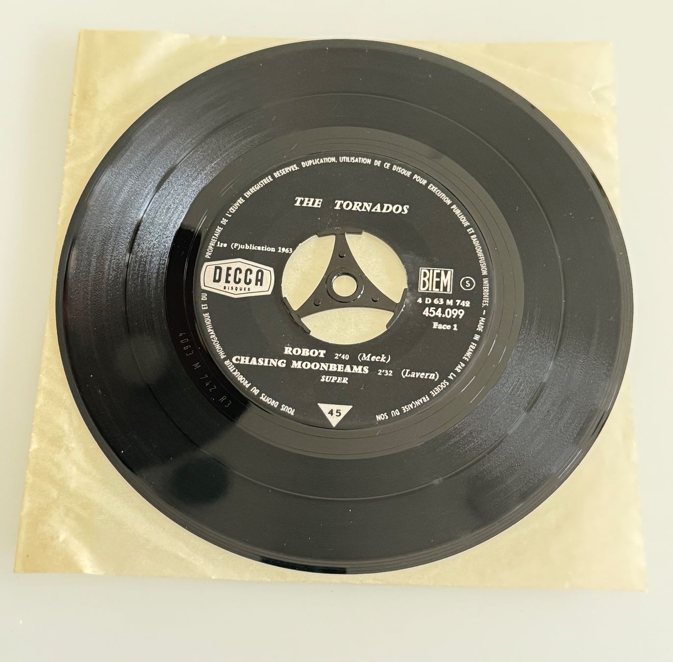 Dischi in vinile: The Tornados - Robot - EP 45T Decca – Usato da Denges venduto da peumens 2