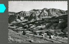 AK sw Sörenberg LU schönstes Licht,Brienzer-Rothorn ≈1963
