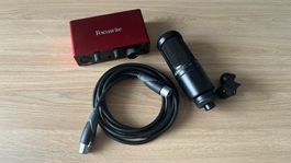 [PACK] Audio technica AT2020 XLR + Focusrite Scarlett Solo 3