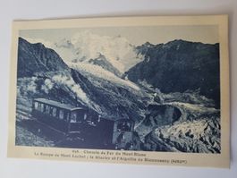 Ansichtskarte Chemin de Fer du Mont-Blanc 1922 gelaufen Rmu