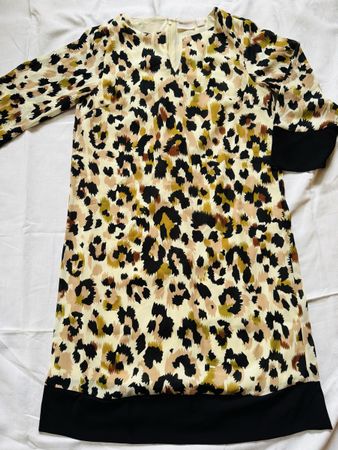 Robe fluide motif léopard – BPC (Bonprix) – taille 40 🐆