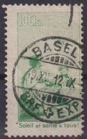 1912, PJ Vorläufer II V-O BASEL, SBK 700.-