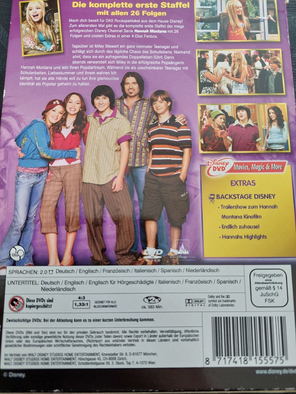 Tutti i DVDs: 5 DVDs Hannah Montana & Pop Star – Usato da Zetzwil venduto da lanst08 2