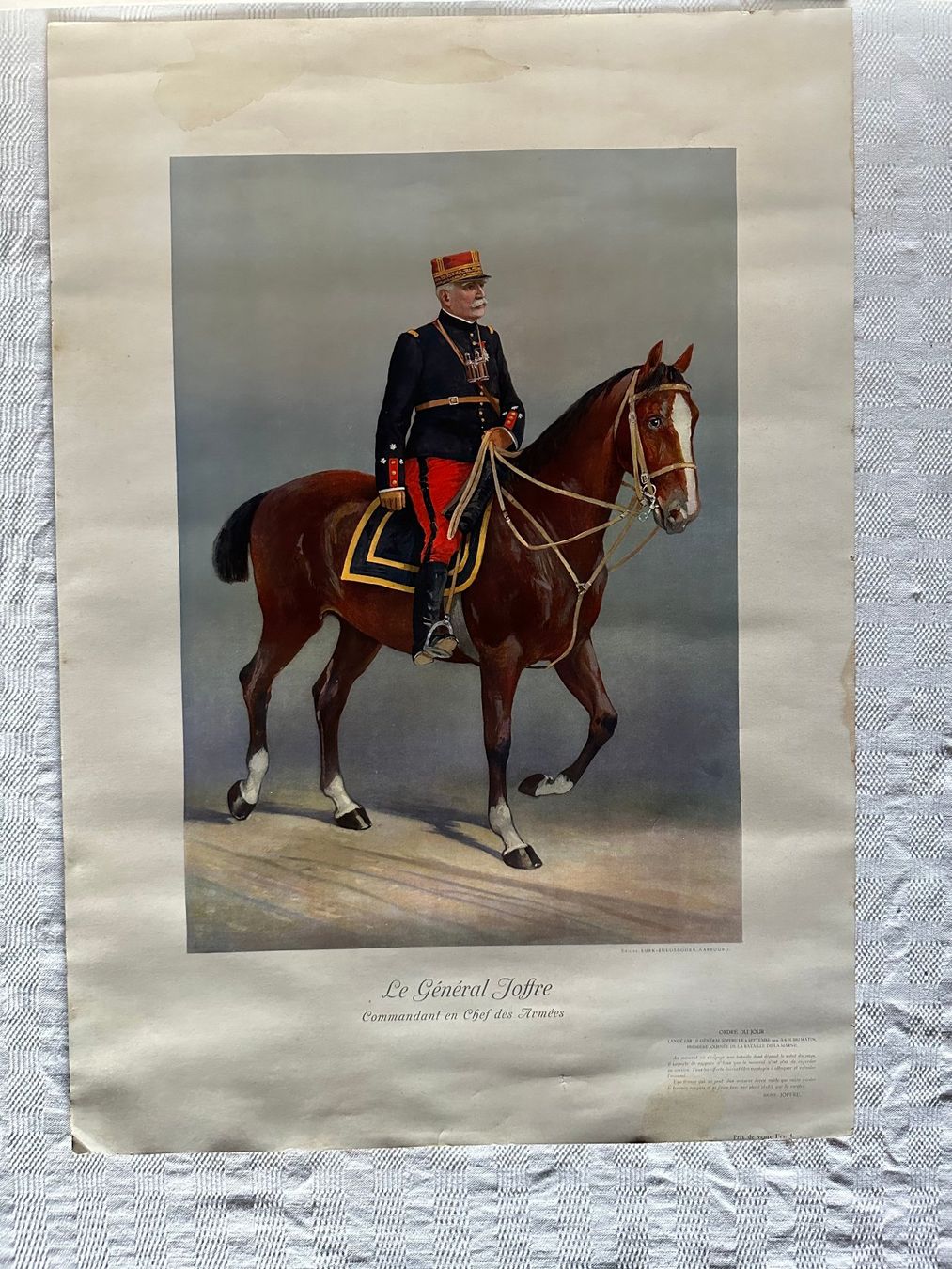 Foto & Immagini: Affiche Général Joffre – Usato da Ste-Croix venduto da BuffetSC