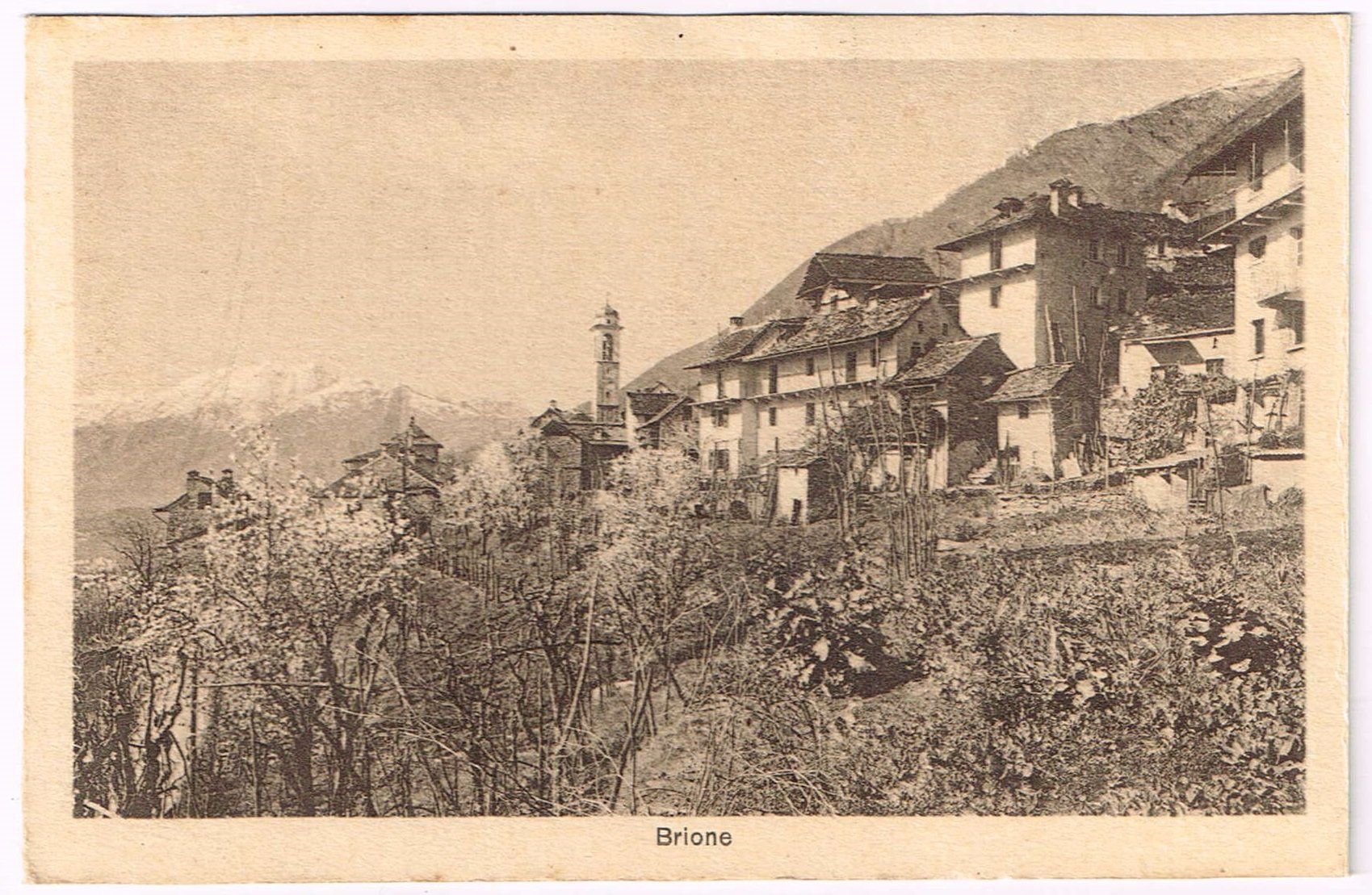 Cartoline postali: BRIONE TI 1910 – Usato da Rothrist venduto da Clanx