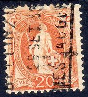 STEHENDE HELVETIA 20 RP 66E ERHALT SIEHE SCAN - H51