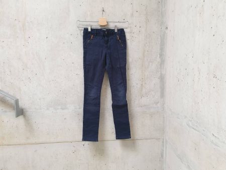 Pantalon Okaïdi, bleu marine, fille, taille 128