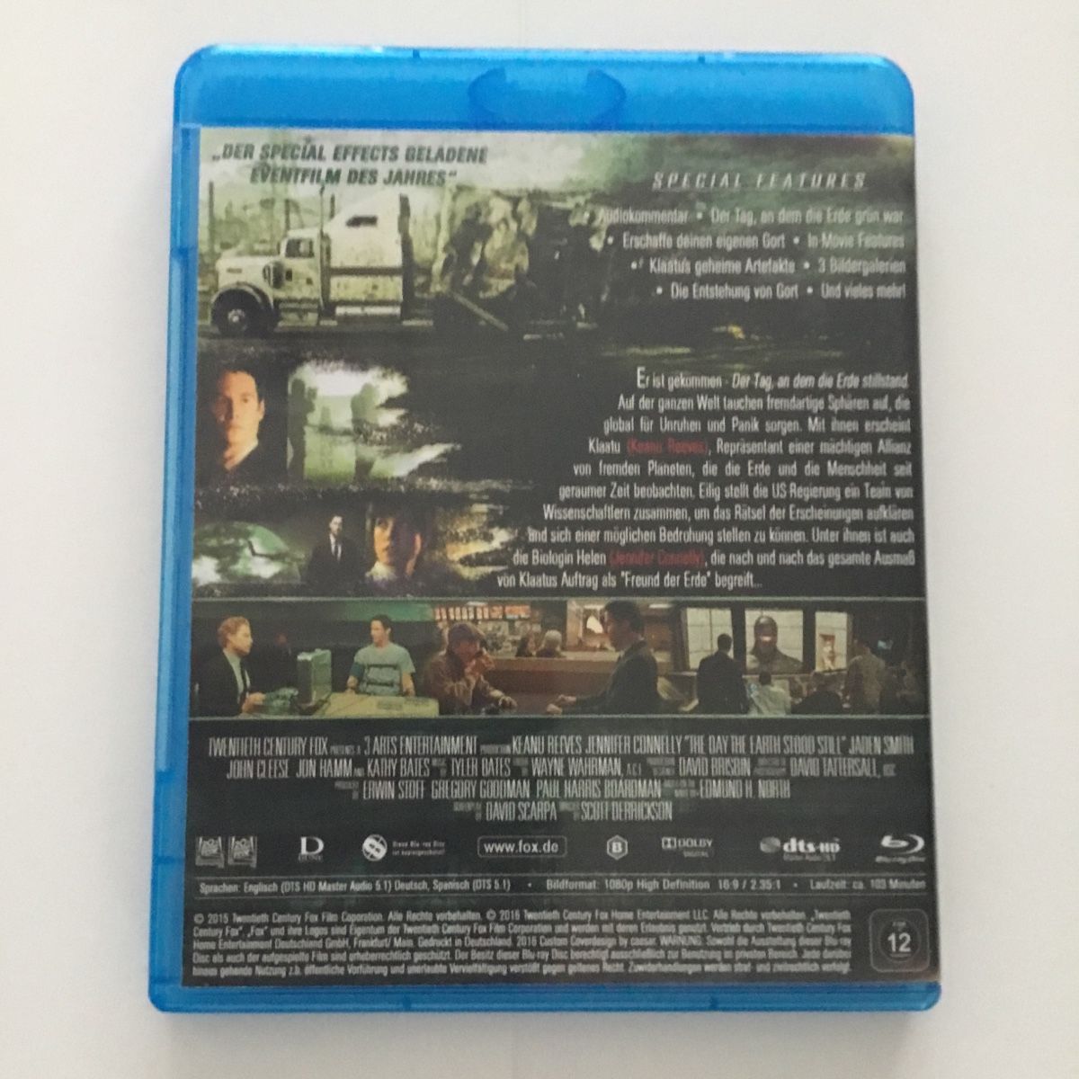 Tutti i DVDs: Der Tag, an dem die Erde Stillstand Blu Ray Neu Wertig – Nuovo (secondo la descrizione) da Blauen venduto da berlingo65 1