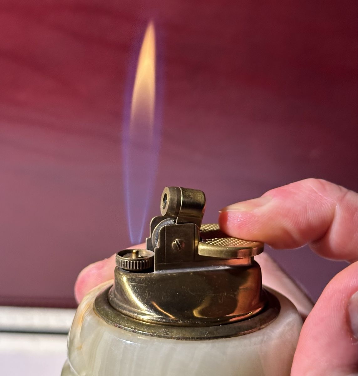 Accendini: Onyx Lighter, Table Lighter, 1960s, Very Rare – Usato da Zürich venduto da RatsTreasure 5