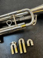 alte Jazz Besson Trompete, revidiert, Koffer, Trumpet, old