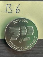 700 Jahre Schw. Eidgenossenschaft, Gedenkmünze 1291-1991