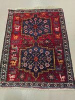 75×100 Orientteppich Handgeknüft gereinigt