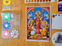 Lot de stickers & affiche vintage d’Inde, Thaïlande Birmanie
