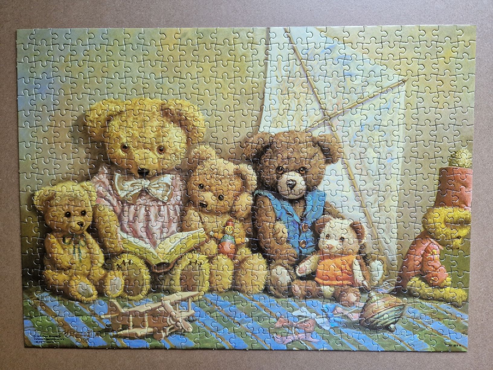 Puzzle: 2x Teddy Bärli Puzzle, je 500 Teile – Usato da Herisau venduto da etajo 2