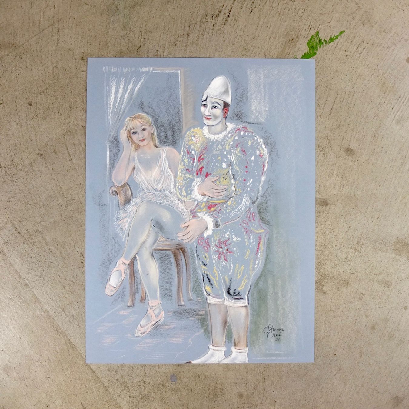 Dipinti: Simone Erni, Original-Pastell, 1999 – Usato da Basel venduto da Brocki-auf-dem-Wolf