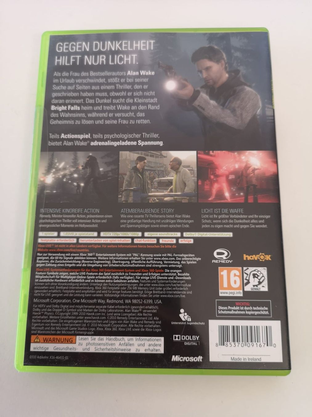 Giochi: Alan Wake XBOX 360 – Usato da Herisau venduto da Seyashop1 2