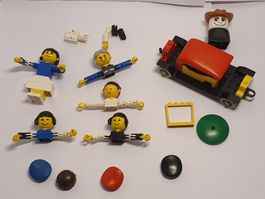 Vintage Lego Figuren und Zubehör. Erste Legofiguren! Top!