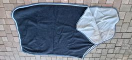 Pferdedecke Abschwitzdecke Fleece dunkelblau gebraucht