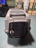 Transportbox für Haustiere grau, guter Zustand
