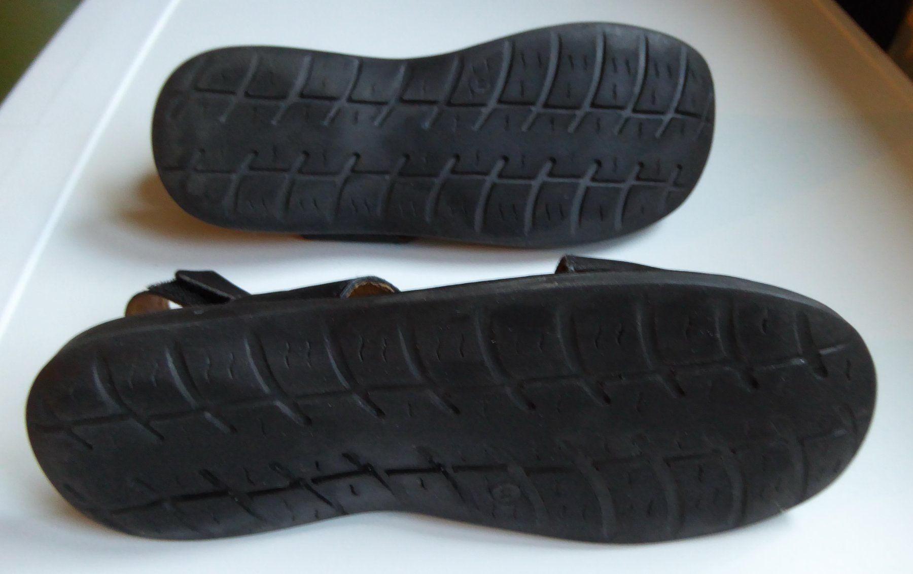 Scarpe da uomo: Herren Sandalen, Leder schwarz Grösse 41 – Usato da Spreitenbach venduto da Turbo_1105 5
