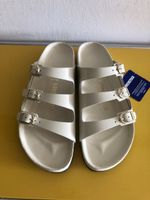Birkenstock Florida Fresh High Shine Ecru 40  Neu NP 245