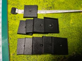 10 x Base eckig 25mm Warhammer Old World etc